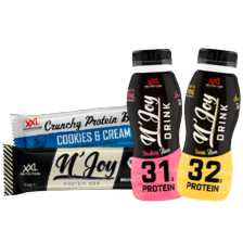 N'Joy bars, drinks of XXL Nutrition bars 